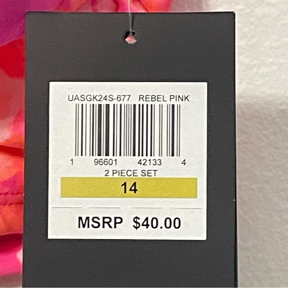 Under Armour Girls' Bikini and Shorts Swim Set - Picture 4 of 7